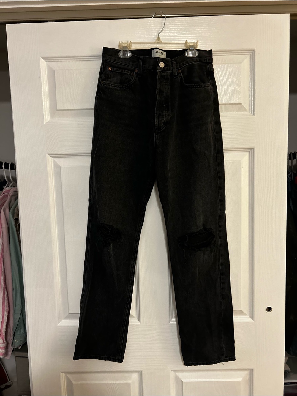 AGOLDE 90s Pinch Black Jeans